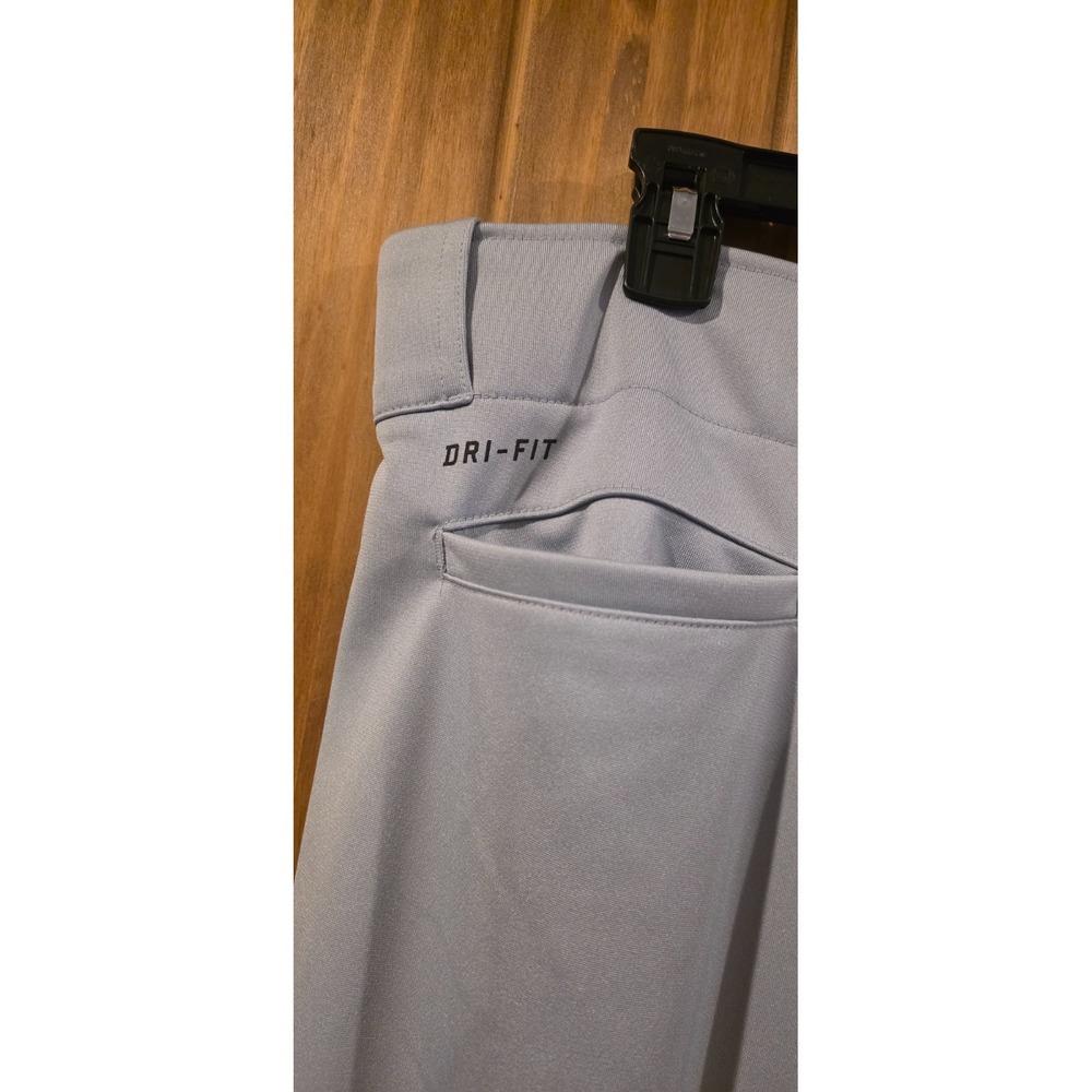 Nike Dri-FIT Pants Mens Gray XL Swingman Vapor Select‎ Piped Baseball Stretch - Picture 4 of 7